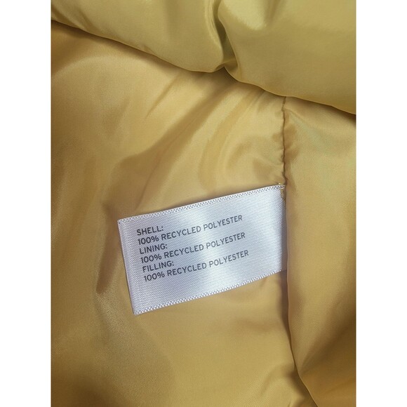 Alaskan Hard Gear Jacket Mens Medium Yellow Quilted Puffer Full Zip Outdoor Warm - Picture 8 of 13